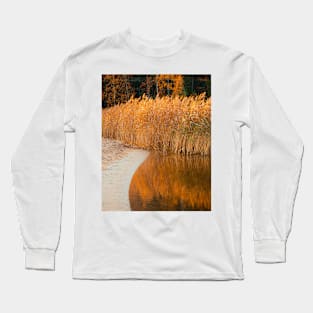 The beach in autumn Long Sleeve T-Shirt